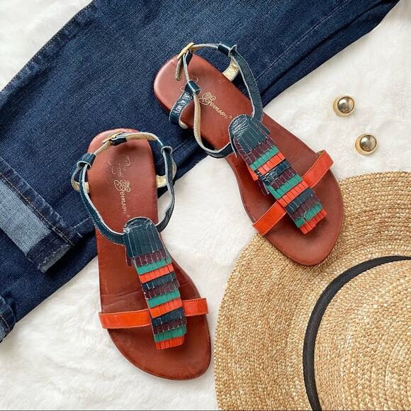 Matt Bernson Leather Sandals Size 9 - Picture 1 of 5